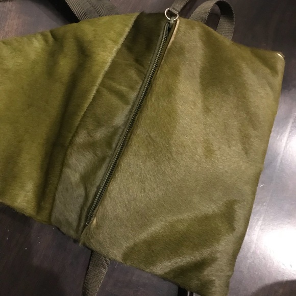 Prada Archival Fur Pony Hair Sling Crossbody Harness Bag Rare - Picture 4 of 8